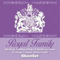 Sheetlet - Royal Wedding_Duke & Duchess of Sussex